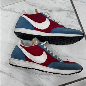 Nike Men's Red White Blue Waffle Retro Sneakers